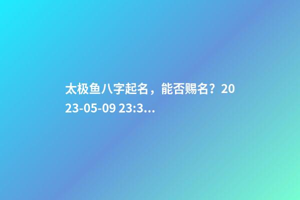 太极鱼八字起名，能否赐名？2023-05-09 23:30 女